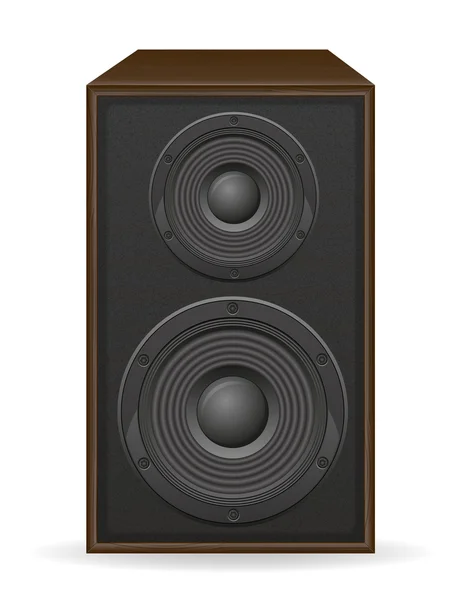 Acústica loundspeaker vector ilustración — Vector de stock