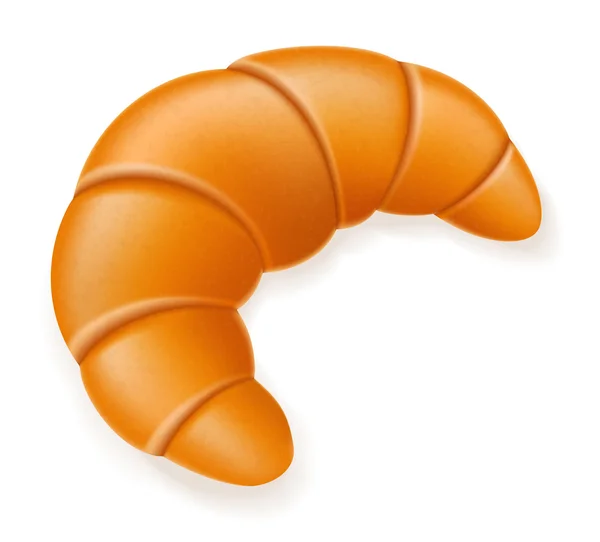 Knapperige croissants vectorillustratie — Stockvector