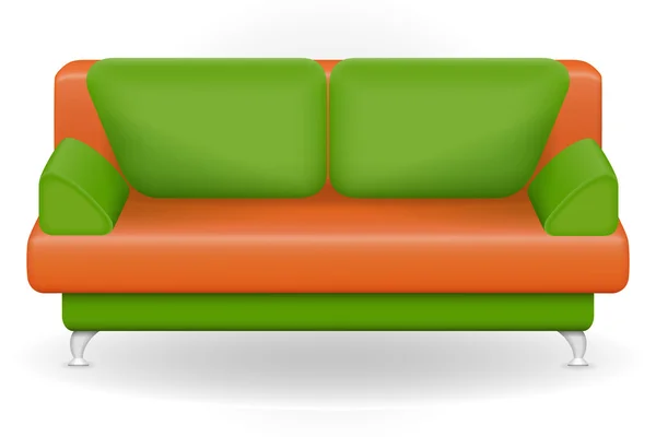 Sofa Möbel Vektor Illustration — Stockvektor