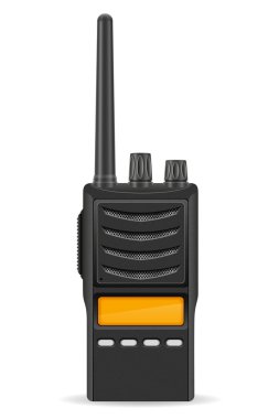 telsiz iletişim radyo vektör çizim