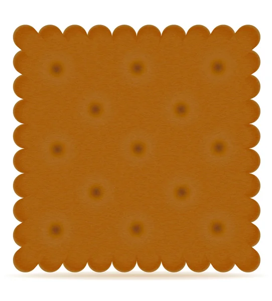 Illustration vectorielle biscuit croustillant — Image vectorielle