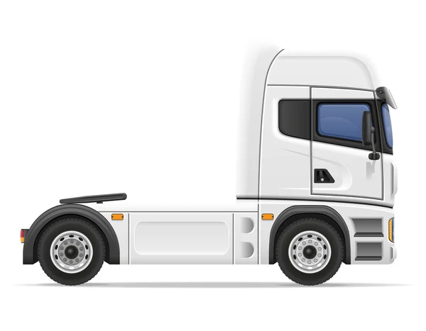 Vrachtwagen semi trailer vectorillustratie — Stockvector