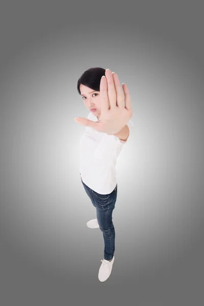 Gesture of stop — Stock Photo, Image