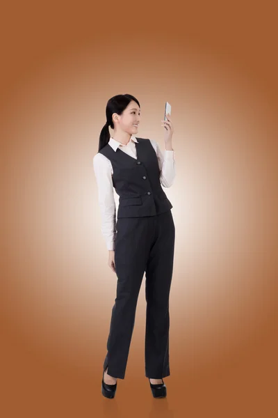 Confident asian business woman — Stock Photo, Image