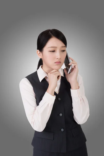 Worried business woman — Stock Photo, Image