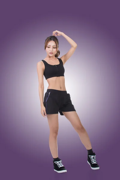 Sport girl of Asian — Stock Photo, Image