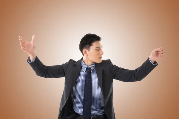 Business conductor man — Stock Photo, Image