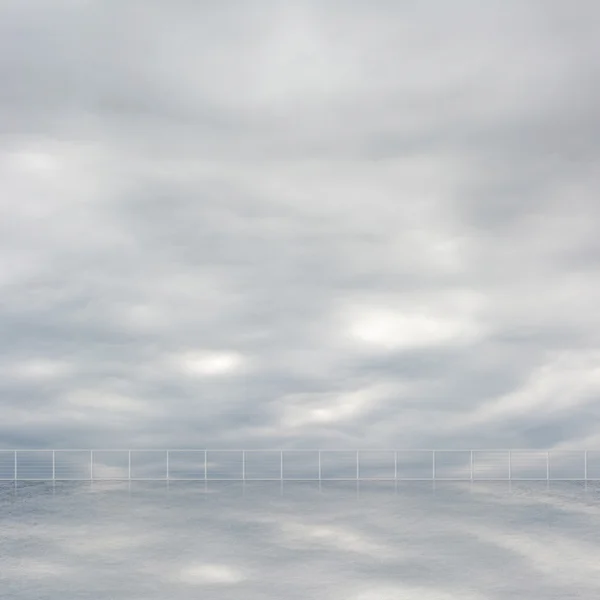 Háttérben a felhők — Stock Fotó