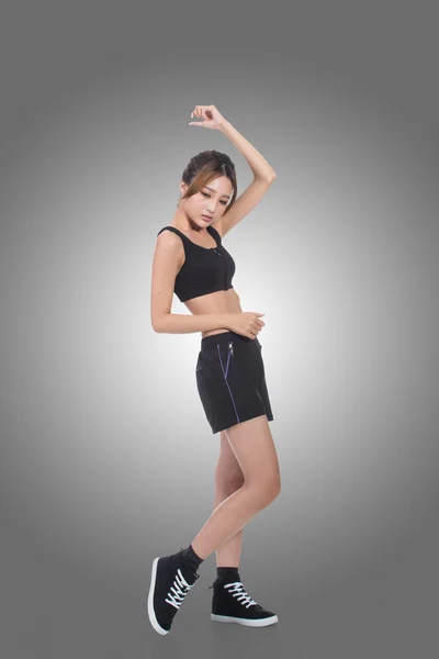 Sport girl of Asian — Stock Photo, Image