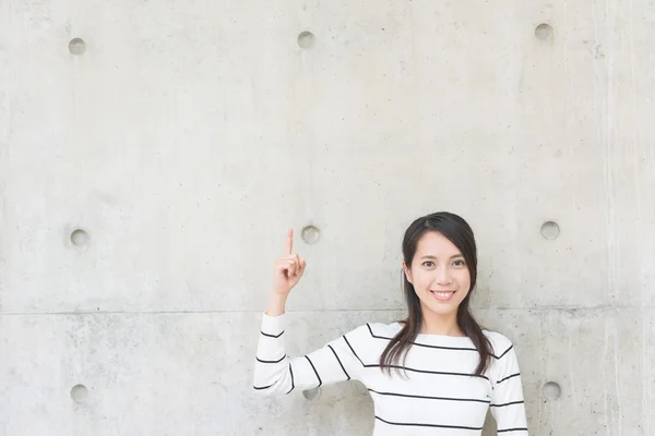 Woman gesture hand — Stock Photo, Image