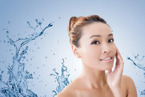 Asian beauty face — Stock Photo, Image