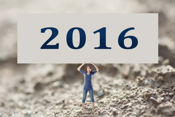 2016, nuovo anno — Foto Stock