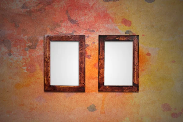 Wooden picture frame — Stock Photo, Image