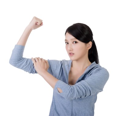 güçlü Asyalı kadın