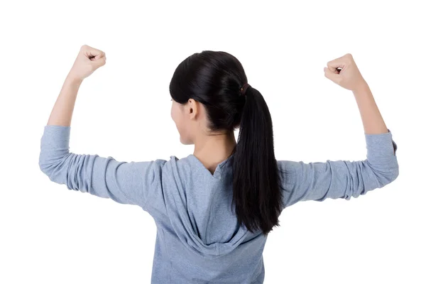 Strong Asian woman — Stock Photo, Image