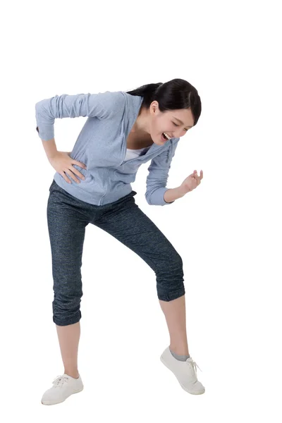 Asian woman laughing — Stock Photo, Image