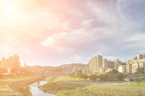 Paisaje de la ciudad — Foto de Stock