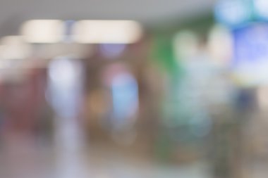 Alışveriş merkezinin soyut arkaplanı