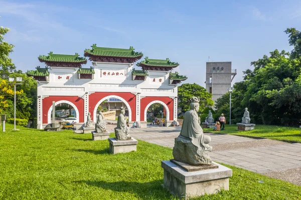 彰化県 2019年9月14日 彰化市 アジアの八卦山の石のアーチの空中ビュー — ストック写真