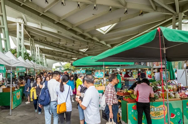 Taipei Taiwan Oktober 2019 Vakantie Famer Market Taipei Expo Park — Stockfoto
