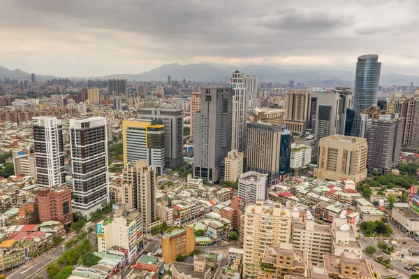 Banqiao Taiwan Ottobre 2019 Veduta Aerea Del Paesaggio Urbano Con — Foto Stock