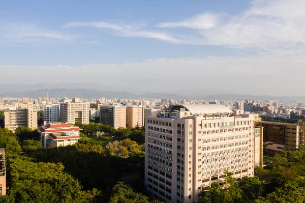 Taichung Taiwan Dezembro 2019 Paisagem Urbana Cidade Taichung Com Arranha — Fotografia de Stock