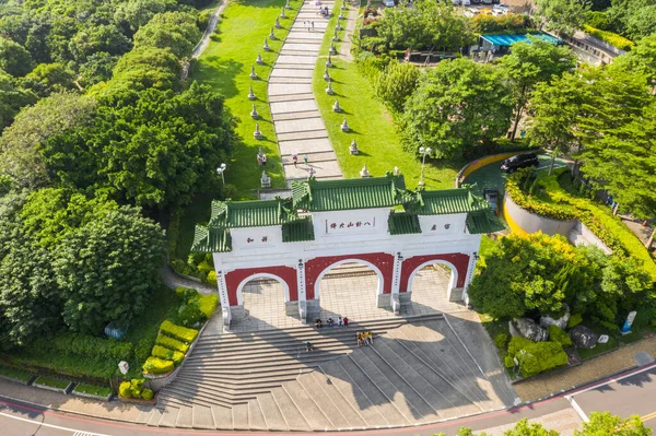 台湾昌华 2019年9月14日 亚洲台湾省昌华市巴瓜山石拱门空中景观 — 图库照片