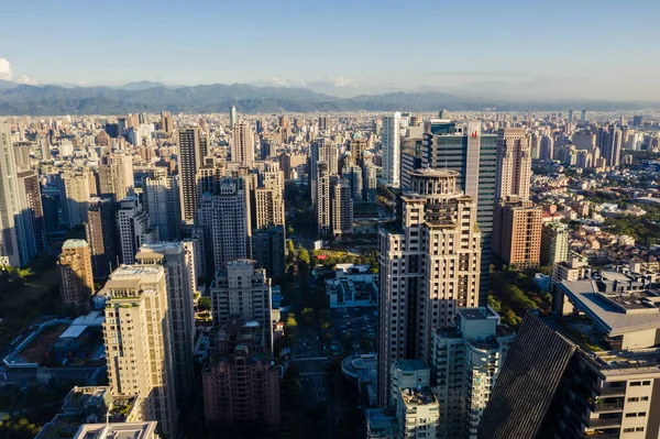 Taichung Taiwán Noviembre 2019 Paisaje Urbano Ciudad Taichung Con Rascacielos — Foto de Stock