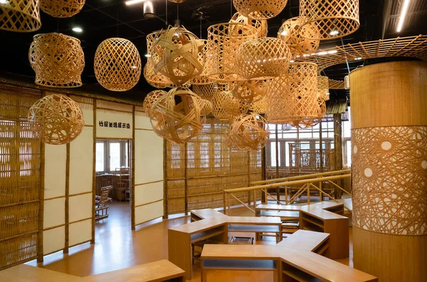 Nantou Taiwan Jan 2020 Berömd Attraktion Museet För Bambu Konst — Stockfoto