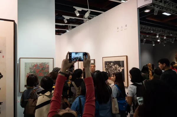 Taipei Taiwan Outubro 2019 Art Taipei Expo Marco Arte Asiática — Fotografia de Stock