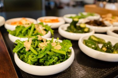 Tayvan aperatifleri masada.