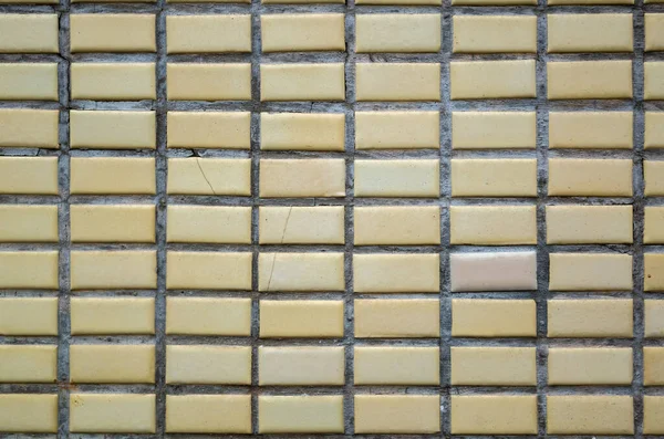 Skutečné Žluté Porcelánové Dlaždice Tapety Pozadí Dobrými Detaily — Stock fotografie