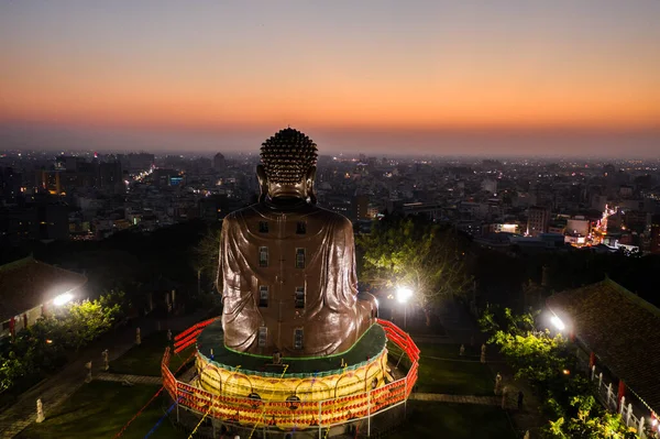 Changhua Taiwan Januar 2020 Luftaufnahme Der Großen Buddha Statue Bagua — Stockfoto