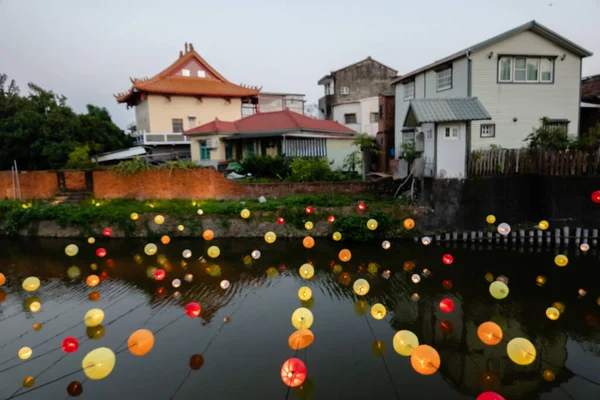 Tainan City Taiwan Februar 2020 Yuejin Laternenfest Laternen Dekoration Die — Stockfoto