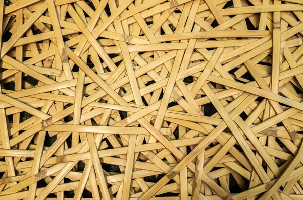Sárga Bambusz Kézműves Háttér Másolási Hely Senki — Stock Fotó