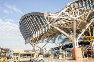 Taichung, Tayvan - 21 Kasım 2019: Taichung City, Tayvan, Asya