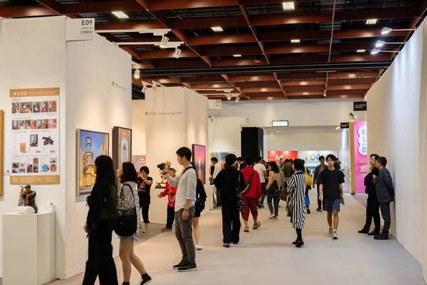 타이베이 2019 타이완 타이베이 엑스포 Art Taipei Expo 타이완 타이베이에 — 스톡 사진