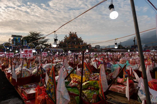 Nantou Tchaj Wan Prosince 2019 Shuili Taoismus Karneval Oběť Koná — Stock fotografie