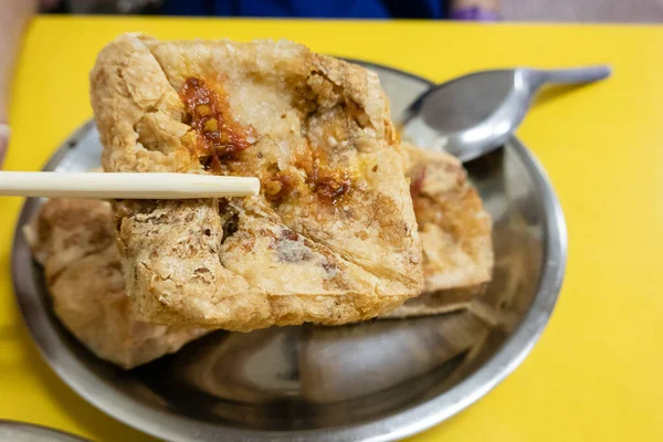 Taiwanesischer Traditioneller Stinktofu Auf Dem Tisch — Stockfoto