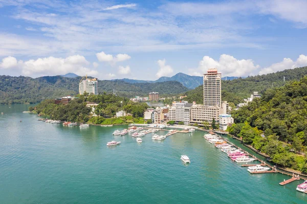 Nantou Taiwan Settembre 2019 Veduta Aerea Del Molo Shuishe Nel — Foto Stock