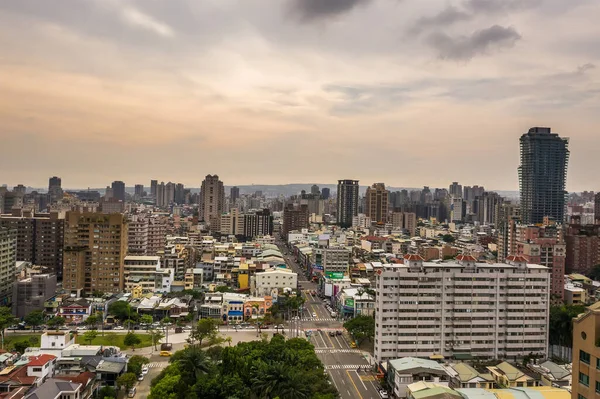 Taichung Taiwan September 2019 Stadsbild Taichung Stad Med Skyskrapor Och — Stockfoto