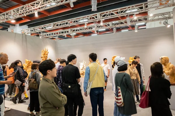 Taipei Taiwan Outubro 2019 Art Taipei Expo Marco Arte Asiática — Fotografia de Stock