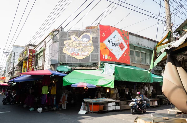 Chiayi Taiwán Febrero 2020 Mercado Chiayi East Ciudad Chiayi Taiwán — Foto de Stock