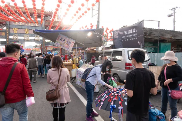 Puli Township Taiwan December 6Th 2020 Street Scenery Taoist Special — Zdjęcie stockowe