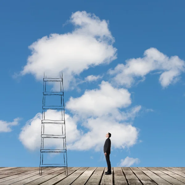 Konzept des Zugangs zu Wolken — Stockfoto