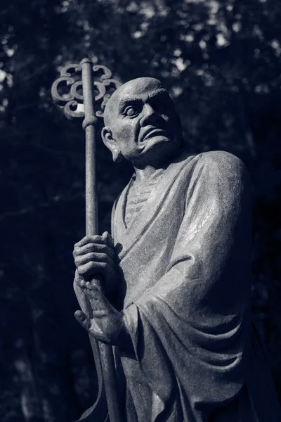 Estátua de Arhat Kanakbharadvaja — Fotografia de Stock