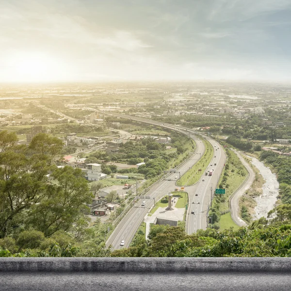Highway in the sunshine — Stock Photo, Image
