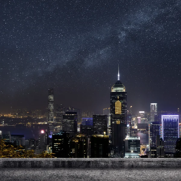 Hong Kong město panorama — Stock fotografie