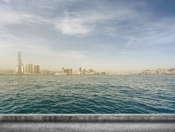 Paisagem da cidade de Hong Kong — Fotografia de Stock