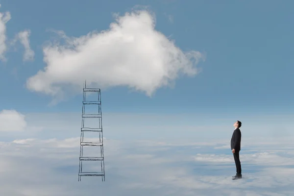 Concept of access to clouds — Stock Photo, Image